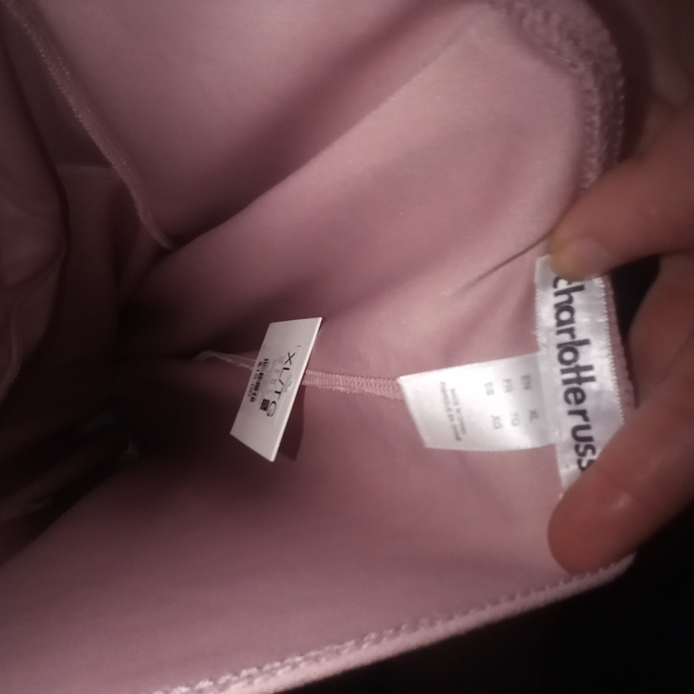 Charlotte Russe Pink Backless Dress